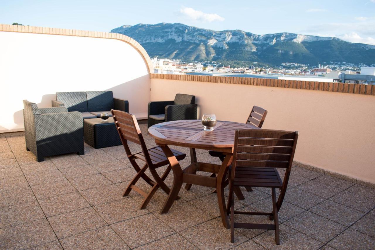 Atico con vistas al castillo al lado del mar Dénia Exterior foto