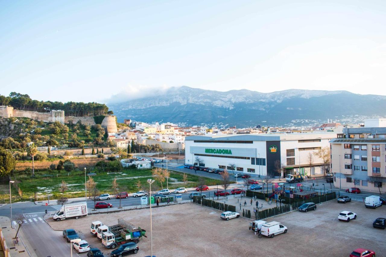 Atico con vistas al castillo al lado del mar Dénia Exterior foto