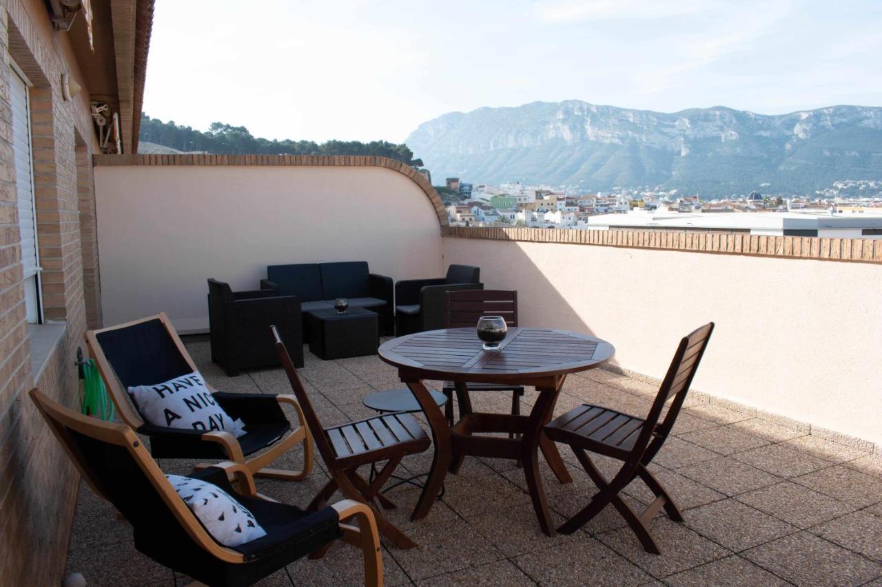 Atico con vistas al castillo al lado del mar Dénia Exterior foto