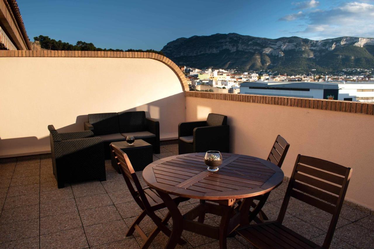 Atico con vistas al castillo al lado del mar Dénia Exterior foto